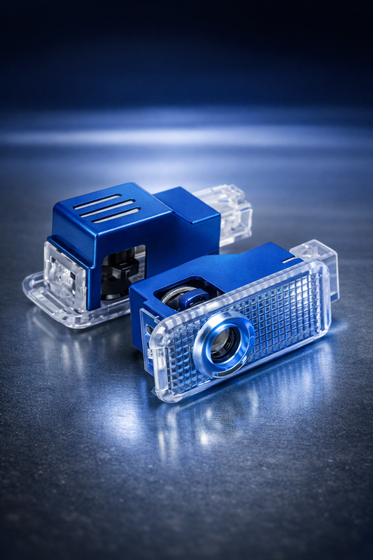 Lumière de Porte LED Audi – Projection Logo Premium (S line / RS / Audi Sport / Quattro)