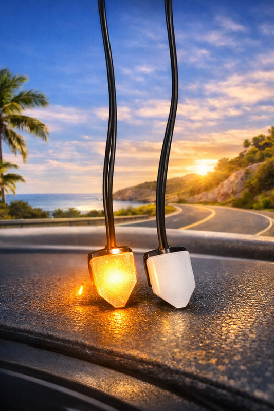 Kit LED Angle Mort pour Rétroviseur – Sécurité Visuelle Universelle (Rouge ou Jaune, 2 pièces)