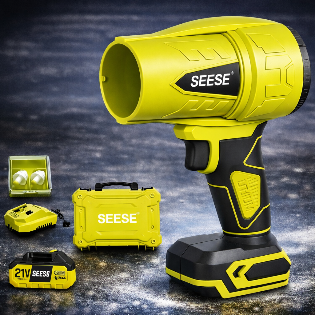 Canon Souffleur Sans Fil Haute Puissance 21V – Déneigement, Séchage & Nettoyage Auto (Universel)