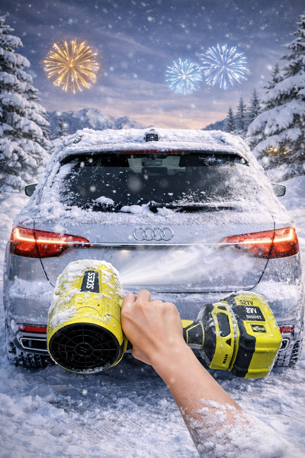 Canon Souffleur Sans Fil Haute Puissance 21V – Déneigement, Séchage & Nettoyage Auto (Universel)