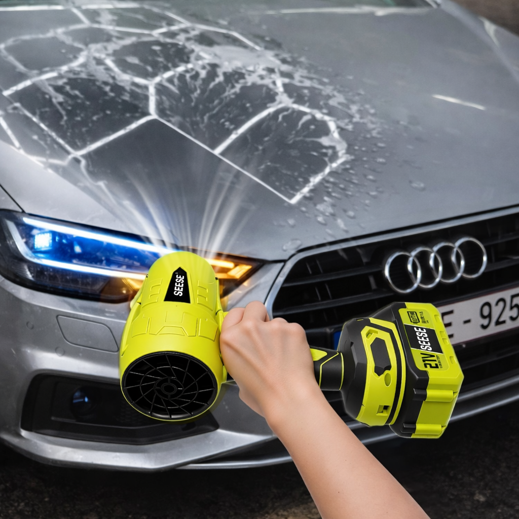 Canon Souffleur Sans Fil Haute Puissance 21V – Déneigement, Séchage & Nettoyage Auto (Universel)